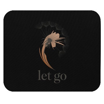 Discover Dandelion Saying Quote Let Go Wish Design Mouse Pads