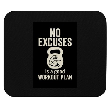 Discover NO EXCUSES – Warrior Mindset Mouse Pads