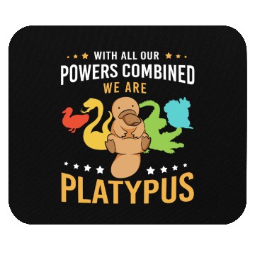 Discover Animal Lover Platypus Mouse Pads