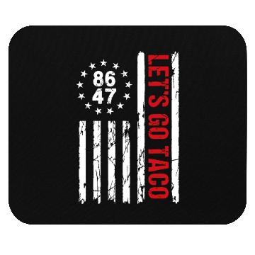 Discover Let’s Go Taco American Flag Mouse Pads