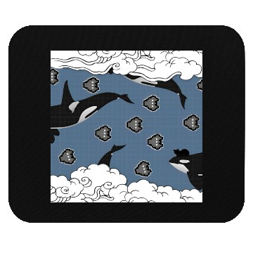 Discover Orca Galaxy Patrol Mouse Pads