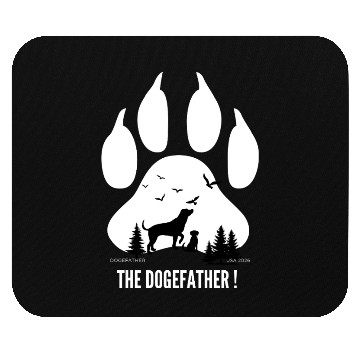 Discover The Dogfather T-Shir Mouse Pads