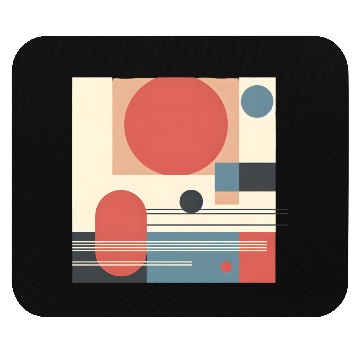 Discover Abstract Geometric Shapes Mouse Pads