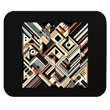 Discover Earthy Geometric Pattern Mouse Pads