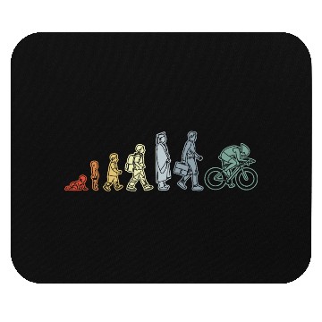 Discover Evolution of a Cyclist Mouse Pads
