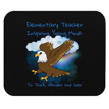 Discover Elementary Teacher Inspiring Young Minds Mouse Pads