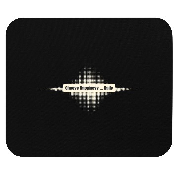 Discover Choose Happiness Soundwave - Music Therapy Gift Mouse Pads