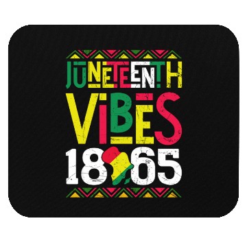 Discover Juneteenth Vibes Black Freedom Mouse Pads