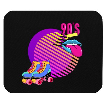 Discover Retro Rollin' Vibes Mouse Pads