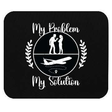 Discover Flight Instructor My Problem My Pictogram Mom Dad Mouse Pads