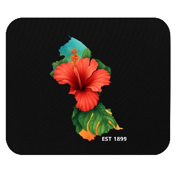 Discover Hibiscus Ed. Est 1899 Mouse Pads