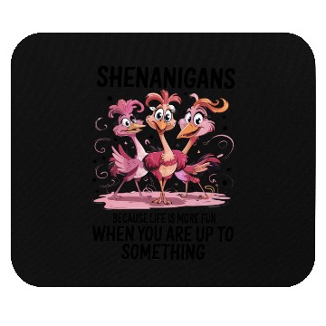 Discover Funny Bird Squad Mouse Pads