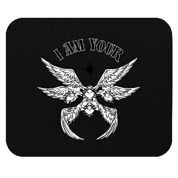 Discover i am your angel Mouse Pads