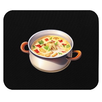 Discover Creamy Bacon Mushroom Soup Mouse Pads