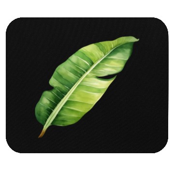 Discover Green Banana Leaf Mouse Pads