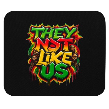 Discover They Not Like Us Black History Month Mouse Pads
