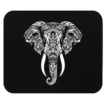 Discover Elephant Mandala Tribal Mouse Pads