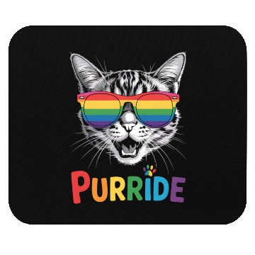 Discover Purride Proud Pride Cat LGBTQ Mouse Pads