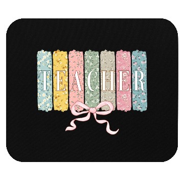 Discover Coquette Teacher Teacher Wildflower Mouse Pads