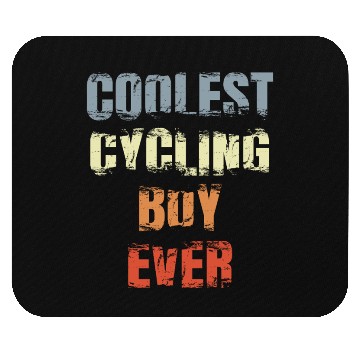 Discover Cycling Boy Mouse Pads