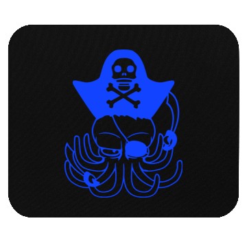 Discover Octopus pirate crew captain sailor buccaneer sail Mouse Pads