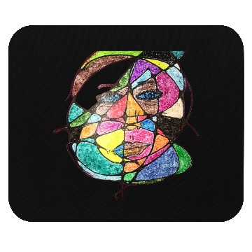 Discover Vivid Spectrum Visage Mouse Pads