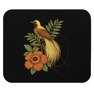 Discover Bird of Paradise Rafflesia Mouse Pads