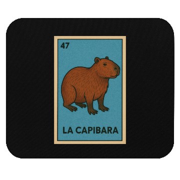Discover LA CAPIBARA - THE CAPYBARA - LOTERÍA CARD Mouse Pads
