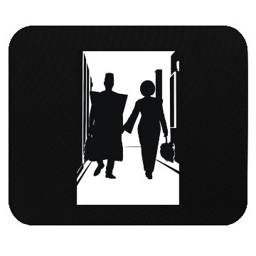 Discover African Couple Stepping Out Mouse Pads