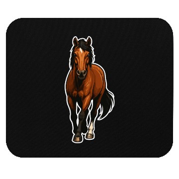Discover Realistic Brown Horse – Majestic Horse Mouse Pads