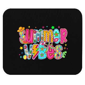 Discover Neon Summer Vibes Mouse Pads