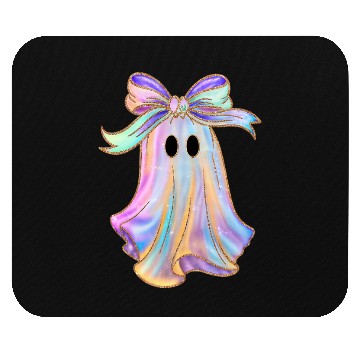 Discover Iridescent Ghost Halloween Mouse Pads