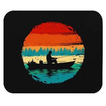 Discover Fishing boat Mouse Pads