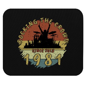Discover 44th Birthday Rocking the crowd DRM 07/1981 Mouse Pads