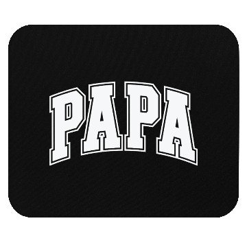 Discover Papa Varsity Grandpa Daddy Dad Mouse Pads
