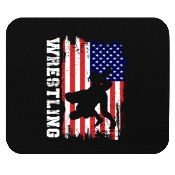 Discover Wrestling Mouse Pads