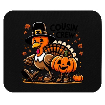 Discover Halloween Cousin Crew Mouse Pads