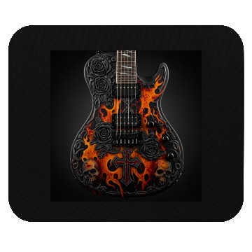 Discover Gothic Guitar Sticker Mouse Pads