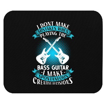 Discover Bass Guitar = Spontaneous Genius Mouse Pads