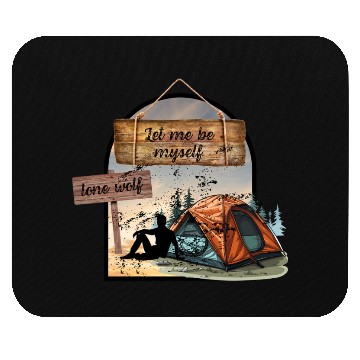 Discover Lone Wolf Retreat Mouse Pads