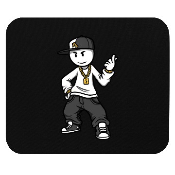 Discover hip hop rapper stickman Mouse Pads