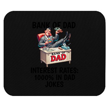 Discover Bank of Dad design Mouse Pads