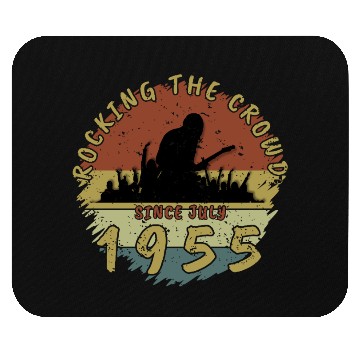 Discover 70th Birthday Rocking The Crowd GIT 07/1955 Mouse Pads