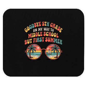 Discover Goodbye 5th Grade Graduation Mouse Pads