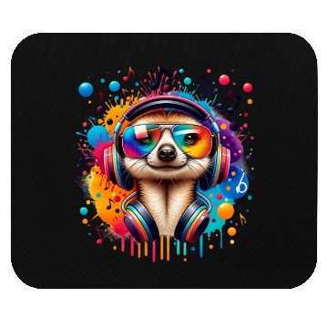 Discover Meerkish Beats Colorful Mouse Pads