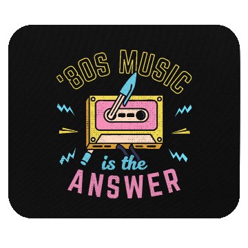 Discover 80s Music Is The Answer Mouse Pads