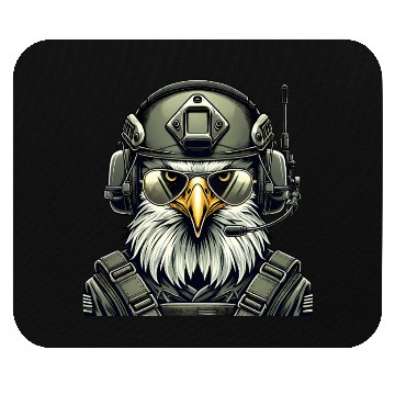 Discover Military Eagle In Mission Mouse Pads