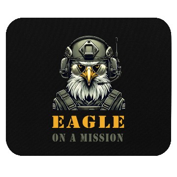 Discover Military Eagle In Mission Mouse Pads