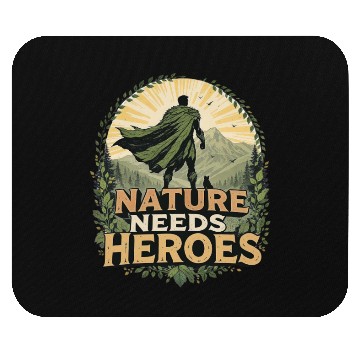 Discover Nature Needs Heroes Mouse Pads