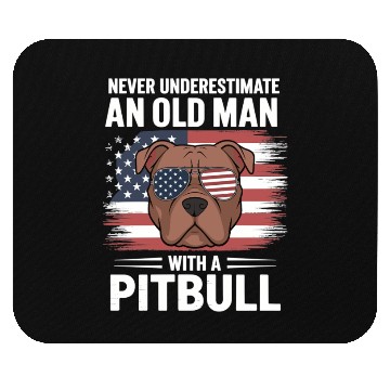 Discover Pitbull & Veteran Pride Mouse Pads
